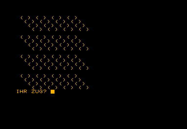 3D Tic-Tac-Toe game screenshot for Commodore PET